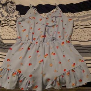 Light blue romper